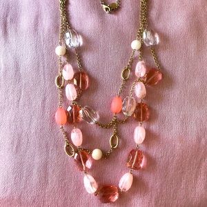 Talbots 30” Crystal Statement Necklace